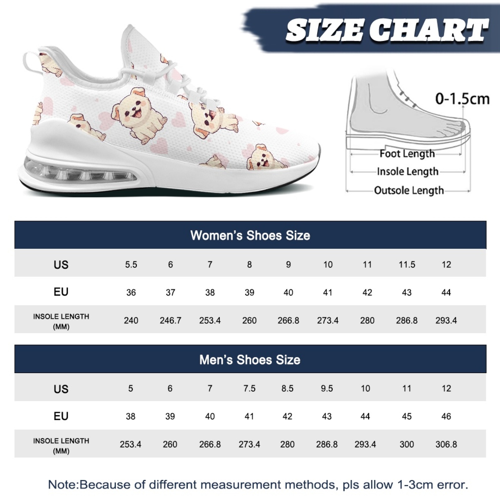 PENSTROLL Dog Pattern Breathab - огляд і ціна Breathable Mesh Athletic Shoes