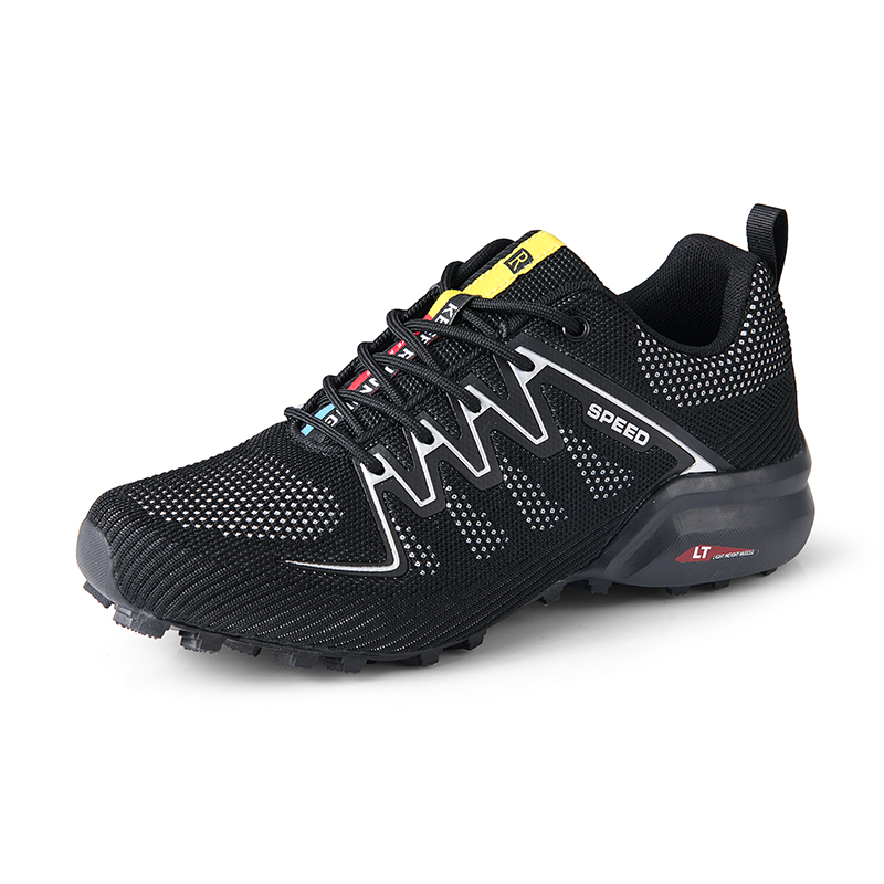 MTB Cycling Shoes zapatillas c - огляд і ціна Knit Fabric Lace Up Sneakers