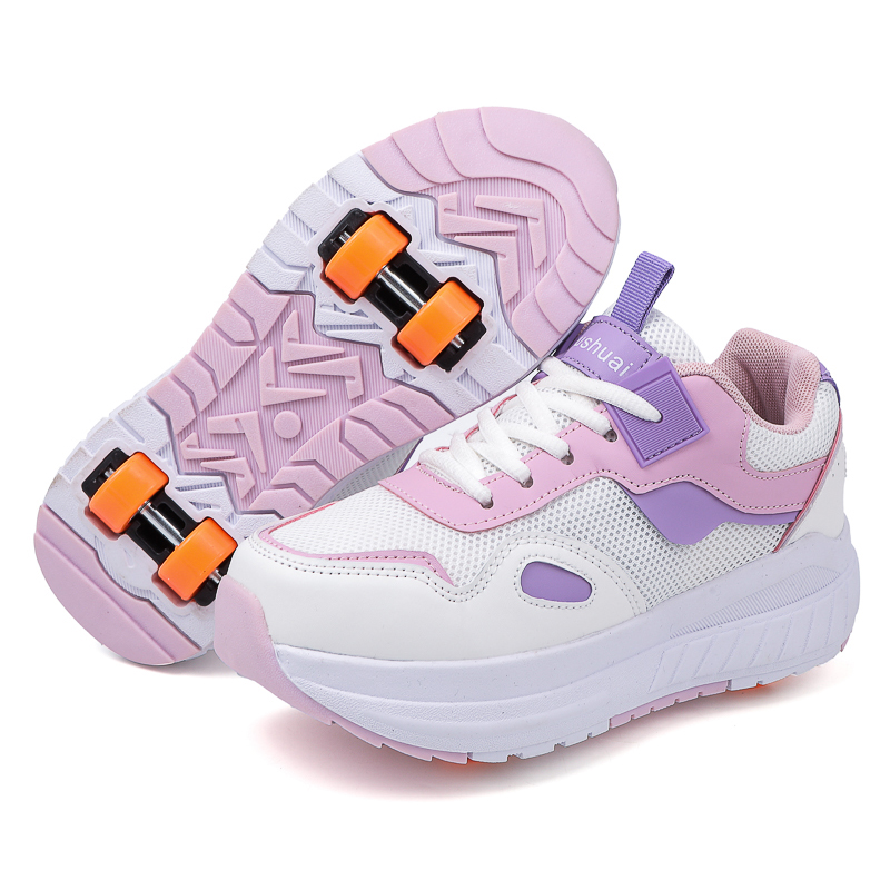 Kids Roller Skates 4 Wheels De - огляд і ціна Running Shoes