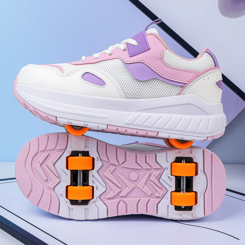 Kids Roller Skates 4 Wheels De - огляд і ціна Running Shoes